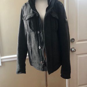 Mens’ wool blend winter coat. Fully lined XL